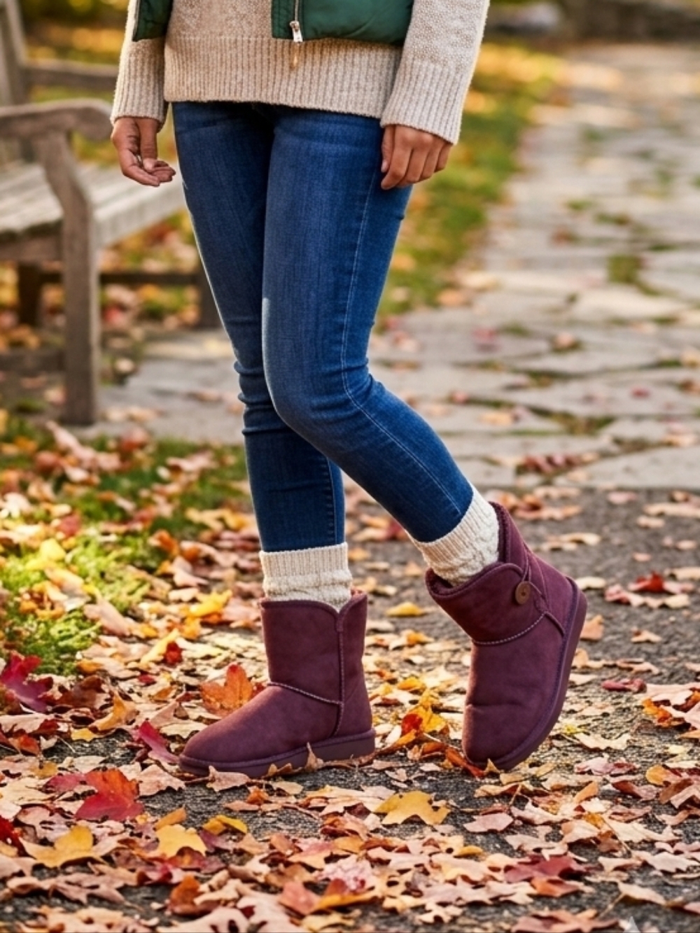 Brown bear paw boots